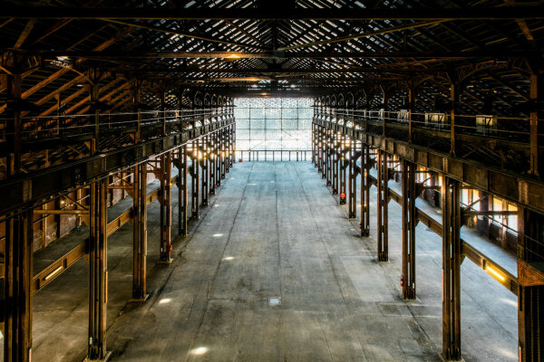 Die Grande Halle von innen