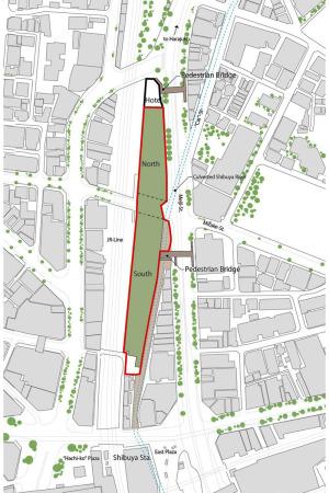 Park mit Einkaufszentrum in Tokio von Nikken Sekkei