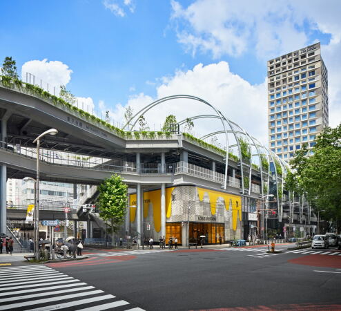 Park mit Einkaufszentrum in Tokio von Nikken Sekkei