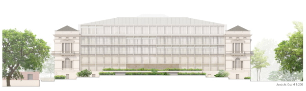 1. Platz: Ortner & Ortner Baukunst (Berlin): Ansicht Ost