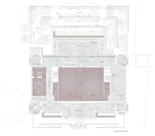 1. Platz: Ortner & Ortner Baukunst (Berlin): Grundriss Erdgeschoss