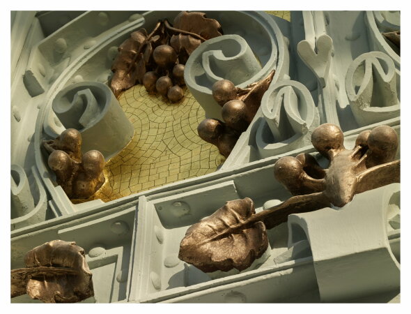 Detail: Fries des Jugenstilbaus La Samaritaine