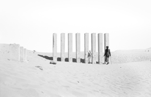 Aus der Ausstellung Verschwundene Landschaften  Ursula Schulz-Dornburg, Fotografien 19801998: Jemen, Von Sanaa nach Ma'rib 1987