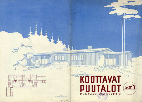 Der Finnische Pavillon beleuchtet in New Standards die Geschichte des Unternehmens Puutalo Oy, das in den 1950er Jahren der weltgrte Exporteur vorgefertigter Holzhuser war.