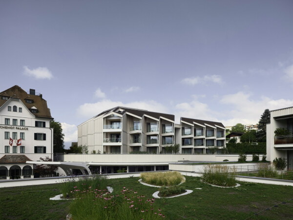 Hotelkomplex in Weggis von Davide Macullo Architects