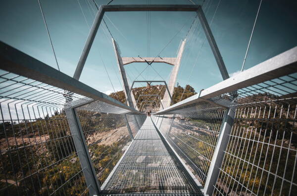 Längste Fußgängerhängebrücke der Welt von Itecons