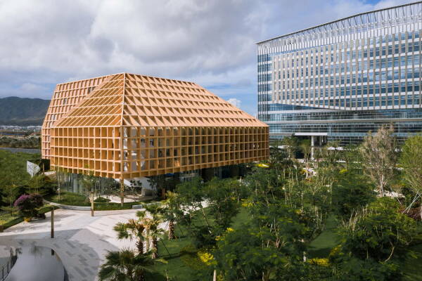 Ausstellungsgebude in Sanya von CLOU architects