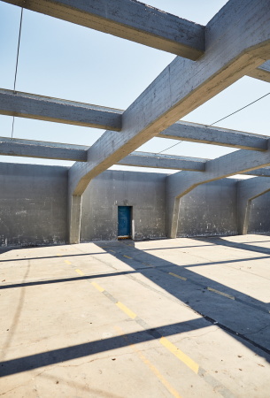 Aktueller Rckbau der U-Halle