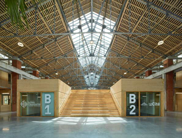 Hallenumbau in Toulouse von Taillandier Architectes Associes