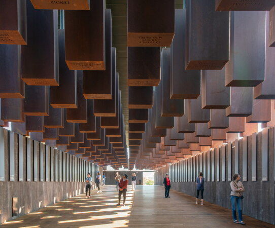The National Memorial for Peace and Justice, Montgomery, 2018, MASS Design Group (Boston)