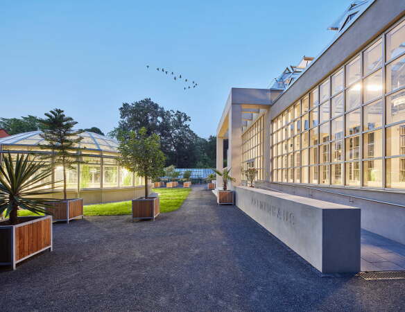 Eingangsbereich Palmenhaus