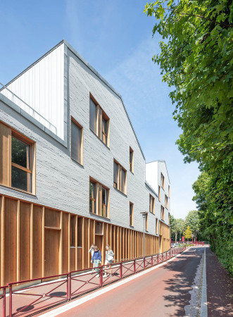 Studentenwohnheim und Kindergarten von CoBe