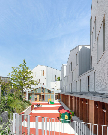 Studentenwohnheim und Kindergarten von CoBe