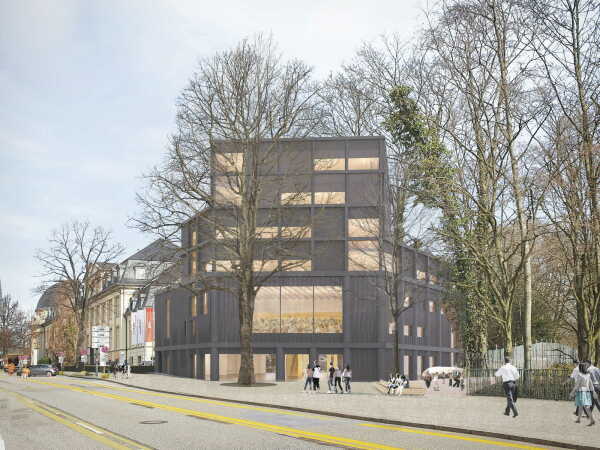 1. Preis: Kraus Schnberg Architekten (Hamburg) mit capattistaubach urbane landschaften (Berlin), Eingangsbauwerk Baufeld 2