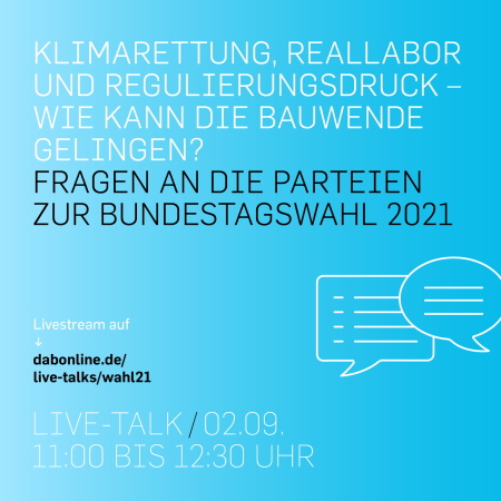 Live-Talk mit den Bundestagsfraktionen