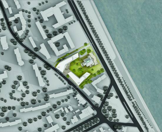 Lageplan zwischen Alteburger Strae und Gustav-Heinemann-Ufer im Klner Stadtteil Bayenthal