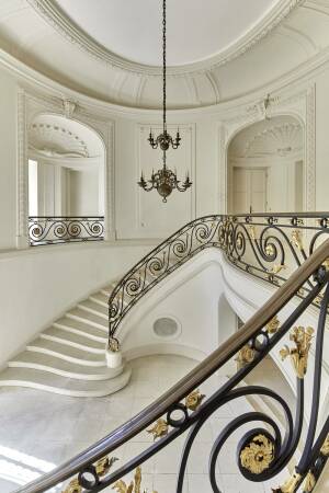 Entree der Beletage von der Parkseite