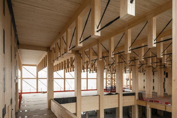 Kulturzentrum mit Hotel in Skelleftea von White Arkitekter