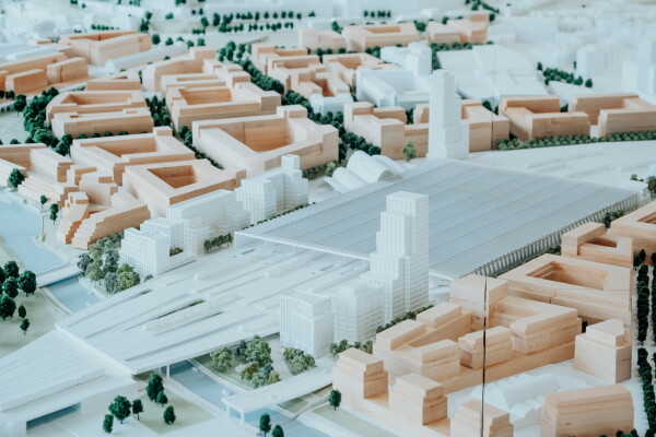 1. Preis: Benthem Crouwel + West 8 Modellfoto