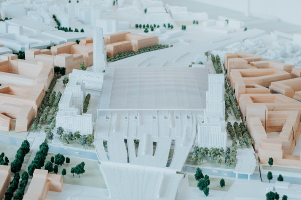 1. Preis: Benthem Crouwel + West 8 Modellfoto