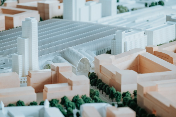 1. Preis: Benthem Crouwel + West 8 Modellfoto