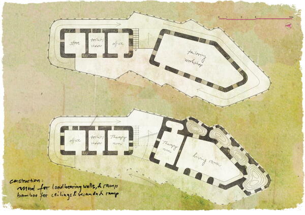 Therapiezentrum von Studio Anna Heringer