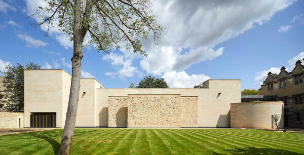 South + South East: Library and Study Centre des St Johns College der Oxford University von Wright & Wright Architects, Foto von Nick Hufton (Hufton + Crow)