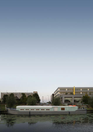 London: Floating Church (E15) von Denizen Works, Foto von Gilbert McCarragher