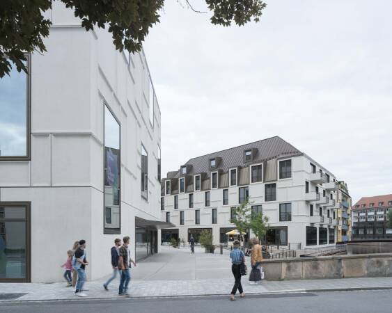 Eingangssituation zum ffentlich zugnglichen Augustinerhof