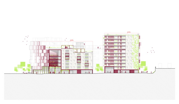 Plne fr Wiener Wohnungsbau von g.o.y.a Architekten
