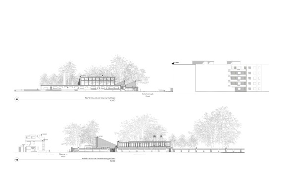 Nord- und West-Ansichten