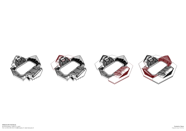 Schematische Darstellung der Etappen