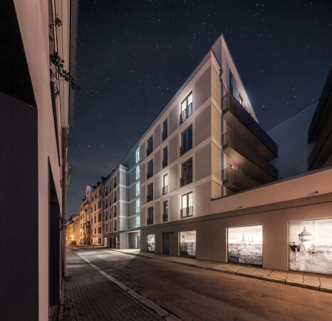 Links hinten ist das Riesenhaus mit seinem Atlanten-Portal zu erkennen.