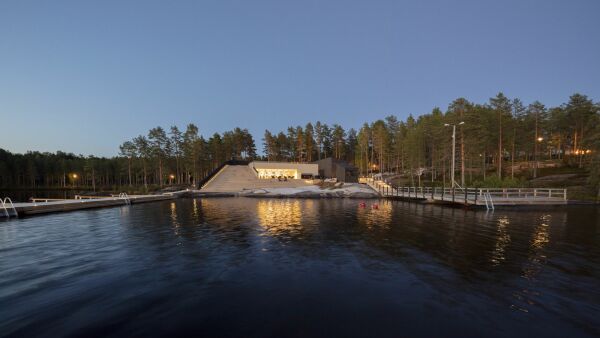 Saunarestaurant im finnischen htri von Studio Puisto