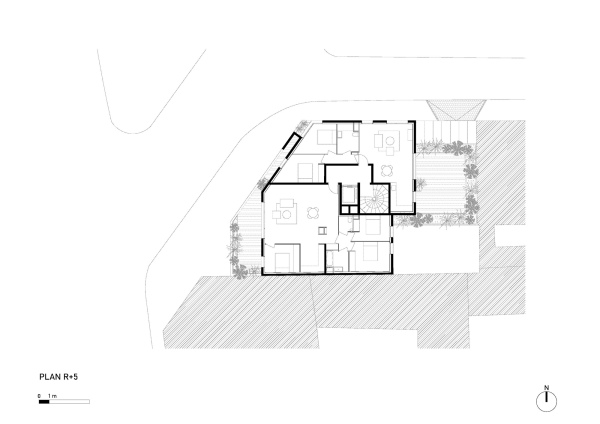 Grundriss 6. Obergeschoss