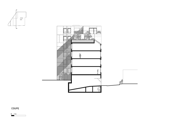Apartmenthaus von Christophe Rousselle Architecte in Paris