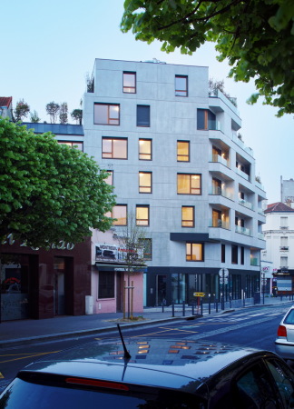 Apartmenthaus von Christophe Rousselle Architecte in Paris