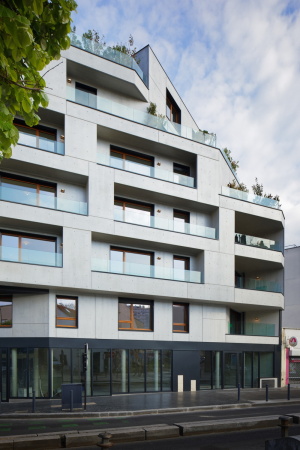 Apartmenthaus von Christophe Rousselle Architecte in Paris