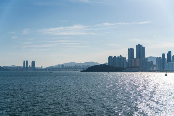 Parkgestaltung im sdkoreanischen Busan