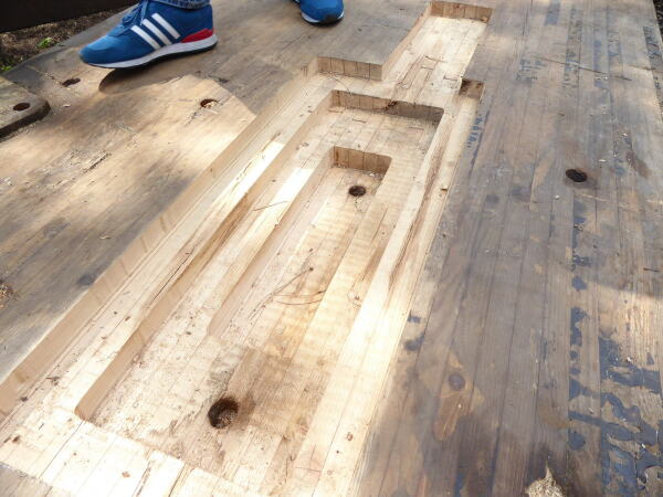 Vorbereitung einer Schftung am Haupttrger