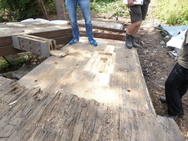 Vorbereitung einer Schftung am Haupttrger