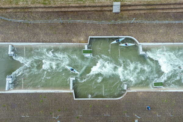 Olympische Anlage von Auer Weber bei Paris