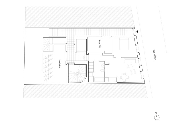 Grundriss Erdgeschoss Ost