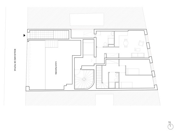 Grundriss Erdgeschoss West