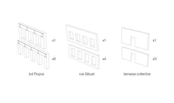 Sozialwohnungsbau in Paris von MAO