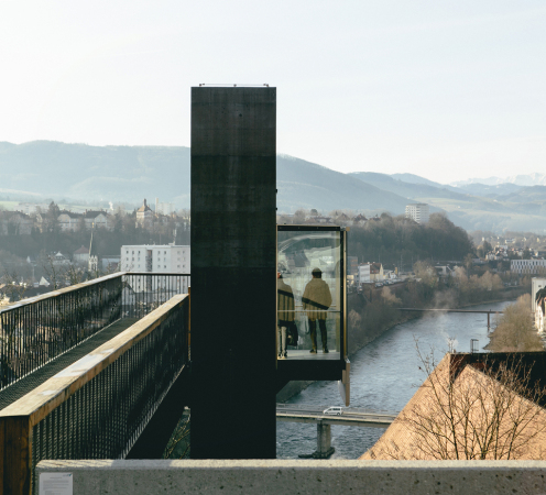 Preistrger 2021: Panoramalift Steyr, Obersterreich; Bauherrin: Stadtbetriebe Steyr, Peter Hochgatterer; Architektur: reitter architekten (Innsbruck)