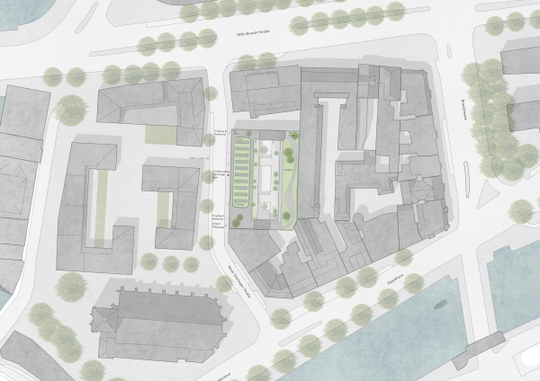 1. Preis: Duplex Architekten (Zrich), Lageplan