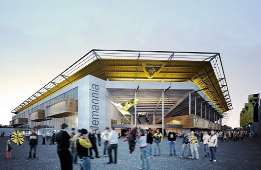 Plne fr neues Stadion in Aachen