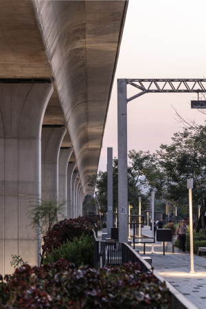 Grner Korridor von Mecanoo in Taichung