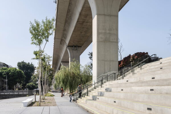 Grner Korridor von Mecanoo in Taichung